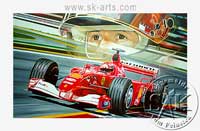 Michael Schumacher auf Ferrari I