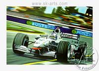 David Coulthard auf McLaren/Mercedes-Benz