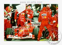 Boxenstop Michael Schumacher