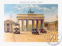 Berlin, Brandenburger Tor mit Pariser Platz um 1925